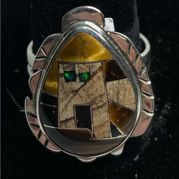 Cliff dwellers Inlay Ring